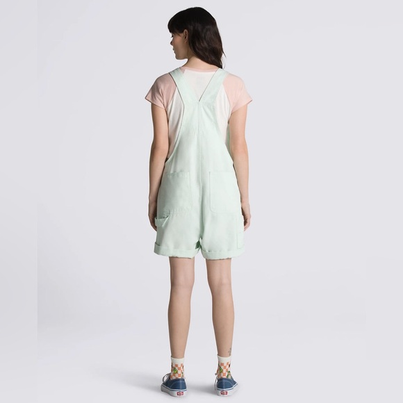 Womens Vans Ground Work Shortall Clearly Aqua XS - Picture 2 of 8